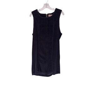 Marsh Landing Cords‎ Corduroy Dress Sleeveless Black Academia Scholarly Small